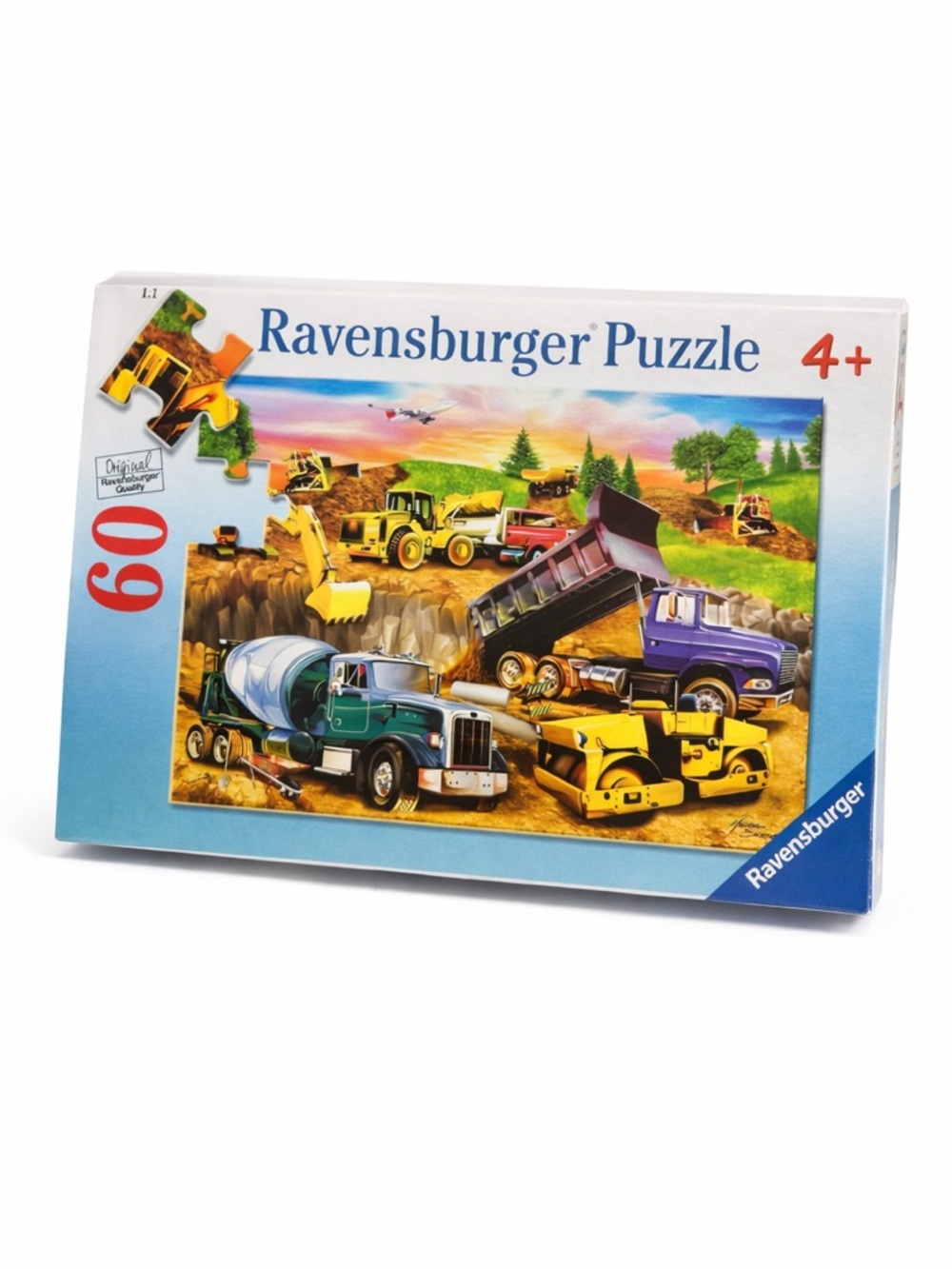 Ravensburger 60 Piece Puzzle Construction Trucks Kids Age 4+ Complete Set